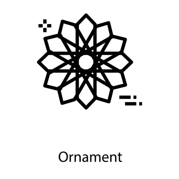 Икона Аттара Линейном Дизайне — стоковый вектор