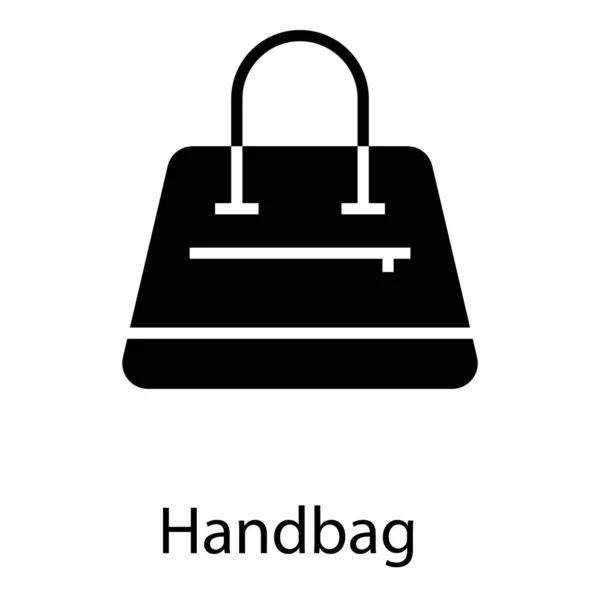 ハンドバッグアイコンも財布と呼ばれています — ストックベクタ