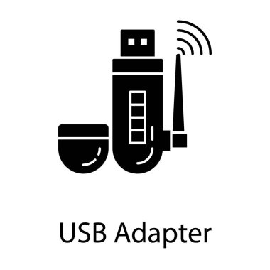 Beyaz arka planda internet usb vektörü 
