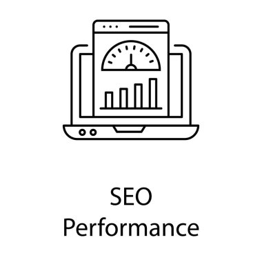 Sayfa hızı vektör hattı tasarımı