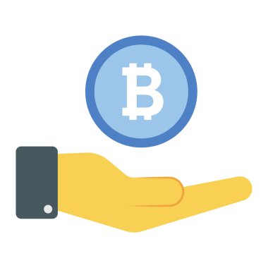 Düz tasarımda pasif gelir simgesi 