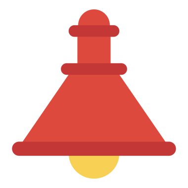 Tavan lambası vektör düz tasarım 