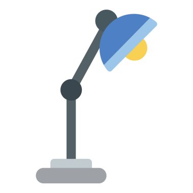 Katlanır lamba vektör düz tasarım 