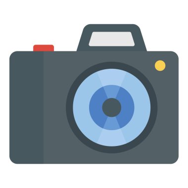 düz dizaynlı kamera simgesi 