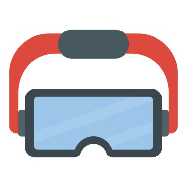 Vr gözlük vektör düz tasarım 