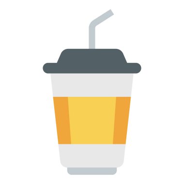 Düz tasarımda paket kahve vektörü 