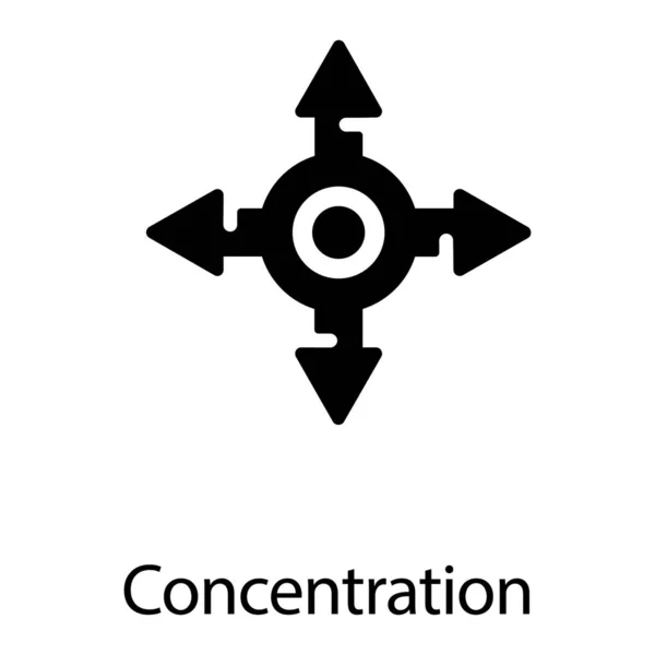 Icon Aiming Symbol Vector Design — Stock Vector