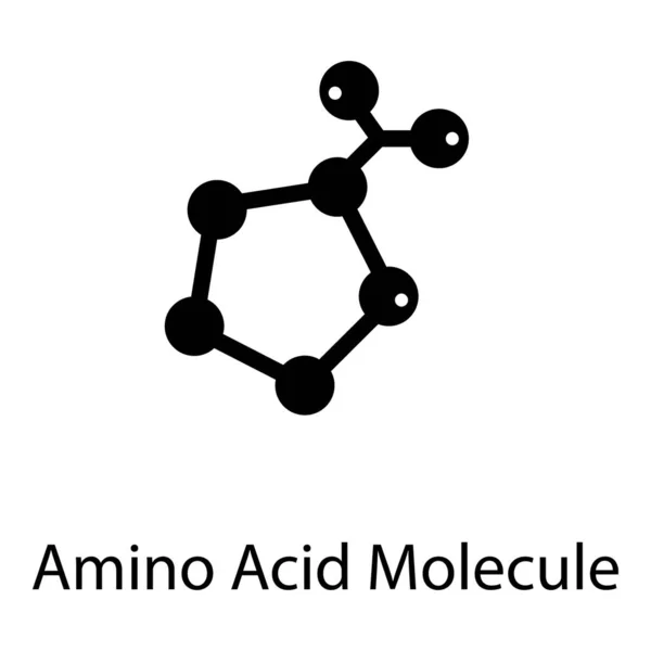 Chemická Molekula Vektor Plný Design — Stockový vektor