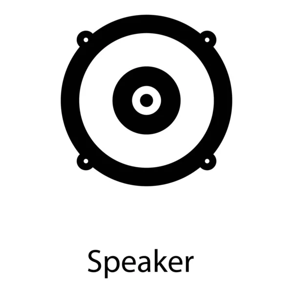 Speaker Design Vector Solid Design — Stock vektor