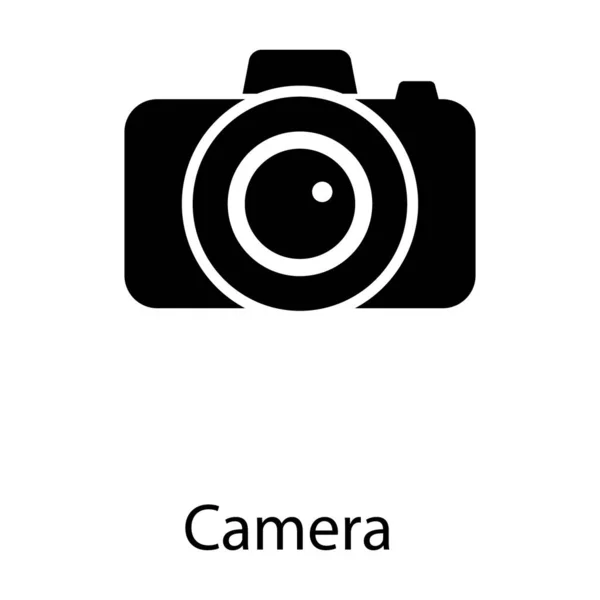 Fotografie Camera Vector Witte Achtergrond — Stockvector