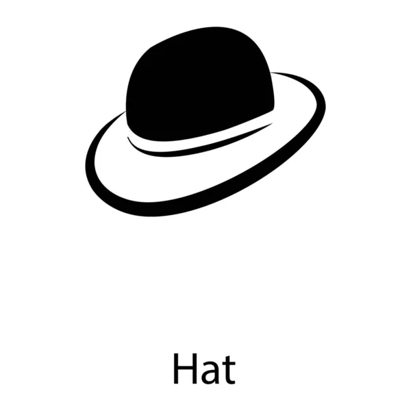 Sombrero Lleno Diseño Sobre Fondo Blanco — Vector de stock