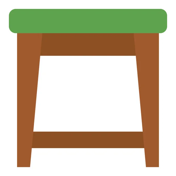 扁平凳子矢量图标设计 — 图库矢量图片