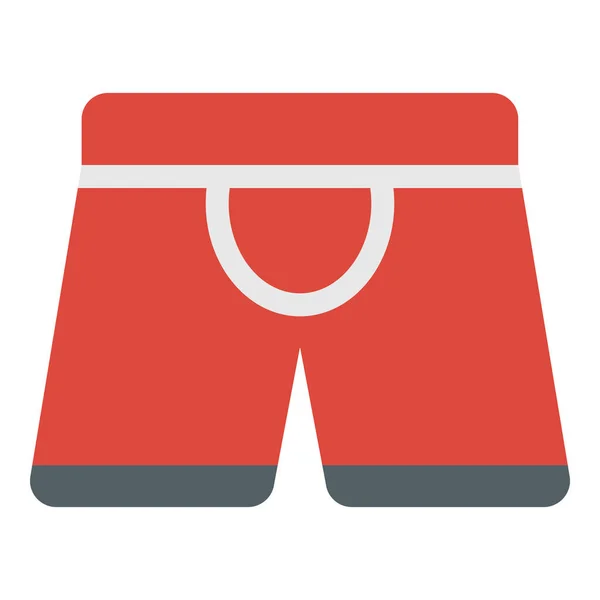 Zwemshorts Vector Plat Ontwerp — Stockvector