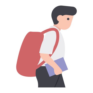 Öğrenci düz vektör tasarımı 