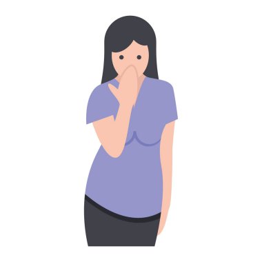 Uçan öpücük simgesinin düz karakter tasarımı