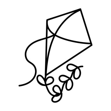 Çizim tasarımları uçurtma uçan vektör 