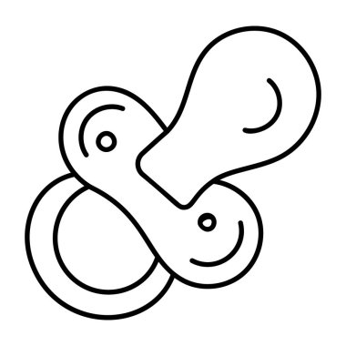 Çizim tasarımında bebek enayi vektörü 