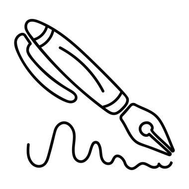 El çizilmiş kalem vektörü 