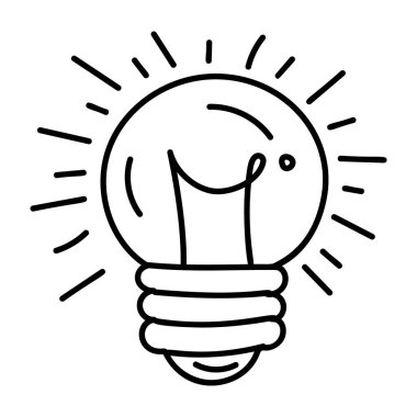 El çizilmiş yaratıcı fikir vektör tasarımı 