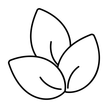 Eko yaprakların elle çizilmiş tasarımı 