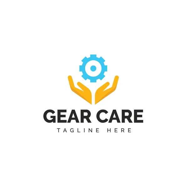 Logo Van Gear Care Vector Design — Stockvector