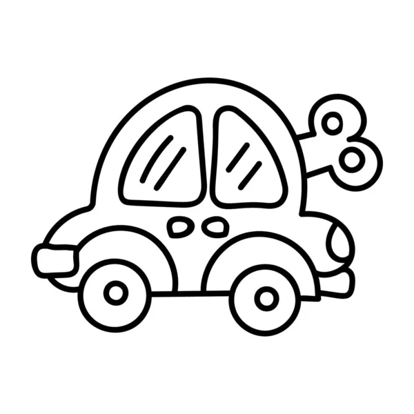 Векторный Дизайн Старинных Автомобильных Игрушек — стоковый вектор