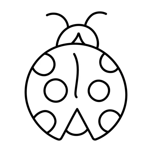 Diseño Vector Dibujo Escarabajo Insecto — Vector de stock