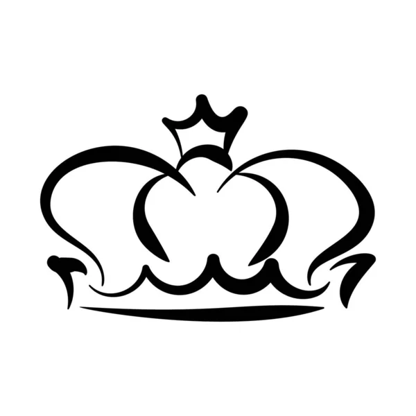 Nobility Crown Vector Drawing Design — Stock Vector