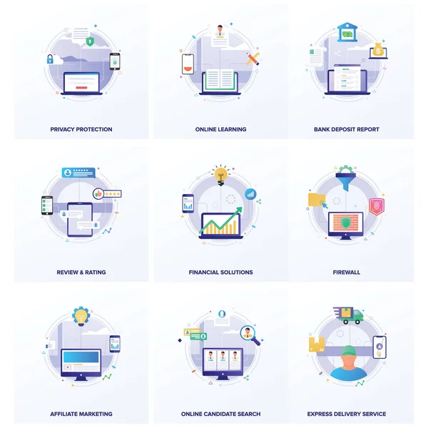 Ilustraciones Negocios Seo Están Aquí Para Facilidad Las Mejores Asignaciones — Vector de stock