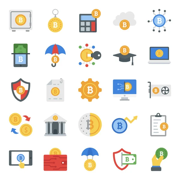 Vamos Hacer Proyecto Fantástico Para Usted Blockchain Business Flat Icons Ilustraciones De Stock Sin Royalties Gratis