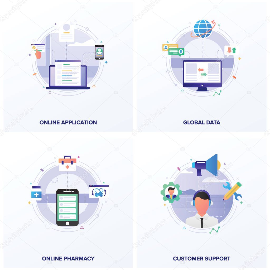SEO illustrations are here for your ease and best business assignments. Keep it in mind that these are totally editable and have flat style also. Don't waste time hit the download button for better results. 