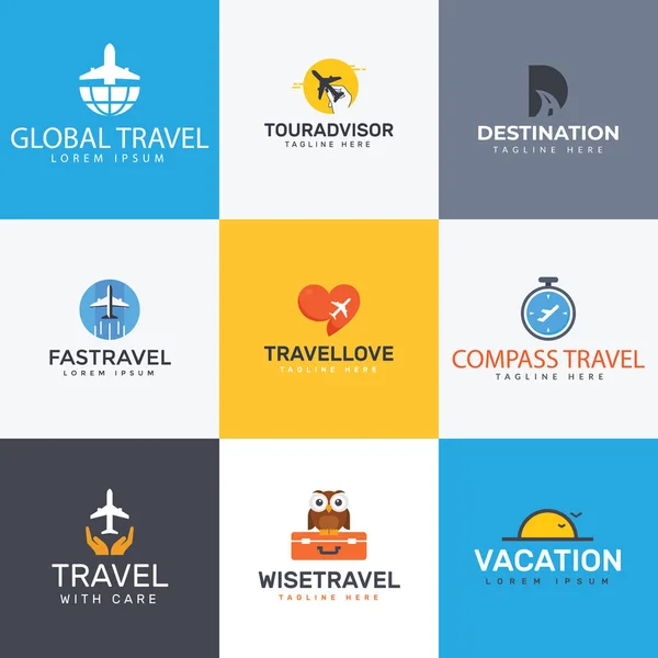 Compact Travel Logo Vecteurs — Image vectorielle