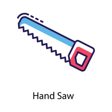 Kereste aracı olarak da bilinen el testeresi simgesi 