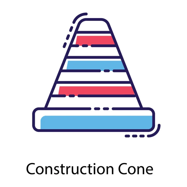 Construction Cone Traffic Cone Best — Stock Vector