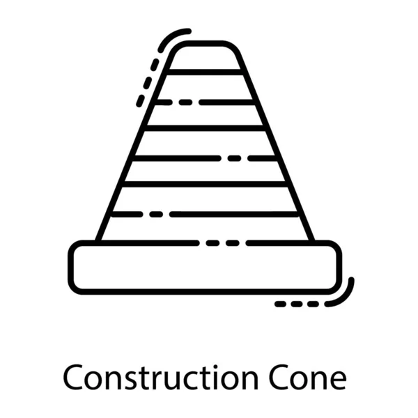 Конструктивный Конус Дорожный Конус — стоковый вектор