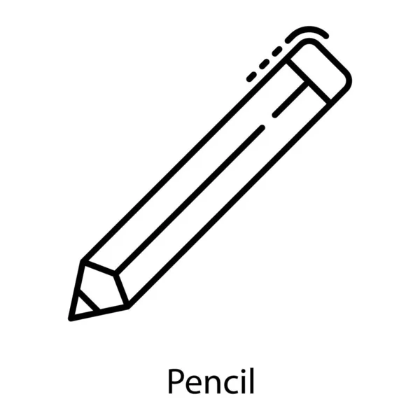 Ícone Lápis Para Usar Qualquer Pessoa Computador Educação Site — Vetor de Stock
