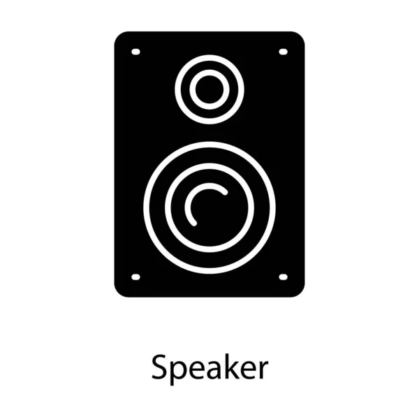 Elektronisk Volymhögtalare Solid Design — Stock vektor