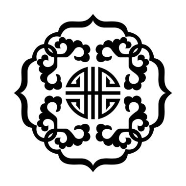 Geometrik model vektör tasarımının katı simgesi 