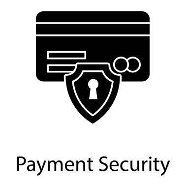 Kalkan kilidi olan kredi kartı ödeme kartı güvenlik simgesini gösteriyor 