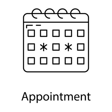 Beyaz arkaplanda atama simgesinin kavramsal simgesi.