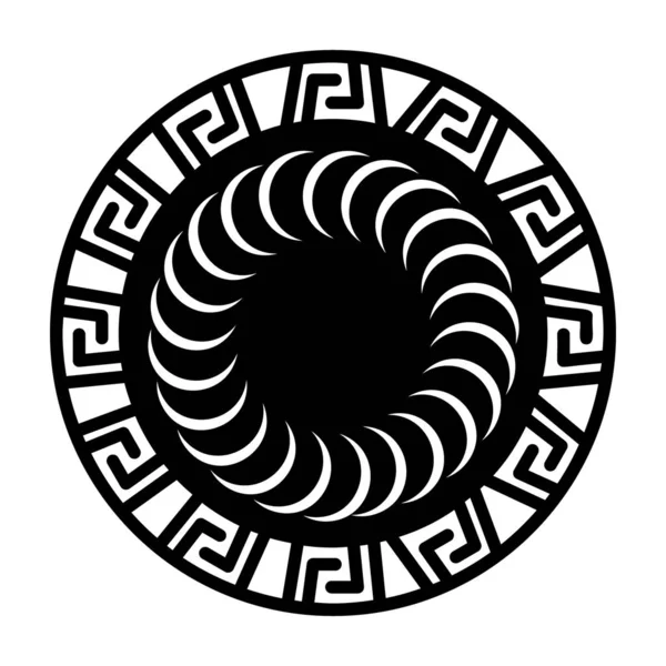 디자인 Glyph Vector Chromatic Mandala Icon — 스톡 벡터