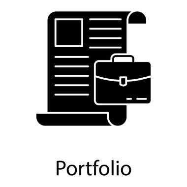 İş dosyası vektörü, iş belgesinin tasarımı 