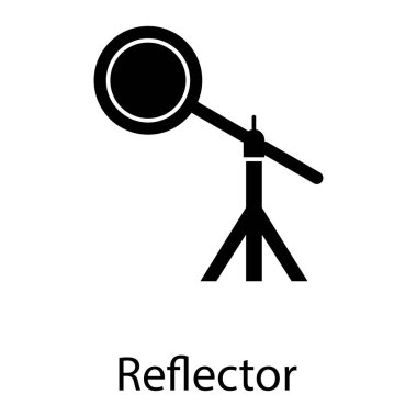 Beyaz arkaplanda yansıtıcı vektör tasarımı 