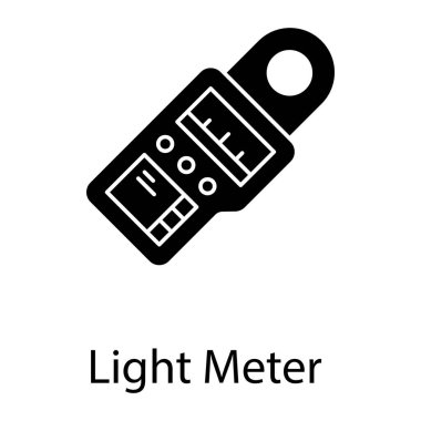 Işık ölçer tasvir eden bir aygıt 