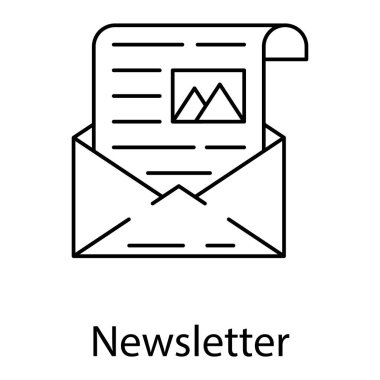 Satır vektörü içinde haber vektörü tasarımı 