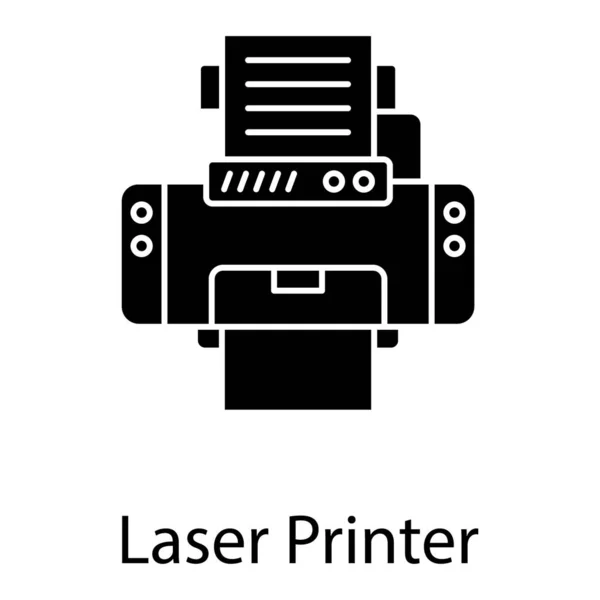 Ontwerp Van Printer Geïsoleerd Witte Achtergrond — Stockvector