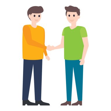 Arkadaş vektörü beyaz arkaplanda izole edildi. Arkadaşlık işareti. En iyi arkadaş sembolü.