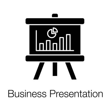 İş grafiksel sunumunun kabartma tasarım simgesi 