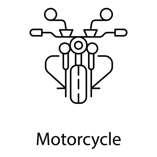 Tvåhjuligt Fordon Motorcykelns Vektorkonstruktion — Stock vektor