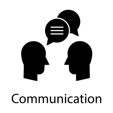 Avatarların iletişim simgesi kavramına sahip sohbet balonu.